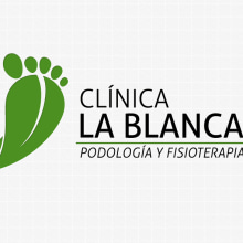 Logotipo de Clínica La Blanca. Design projeto de Edorta Ramírez - 05.06.2013