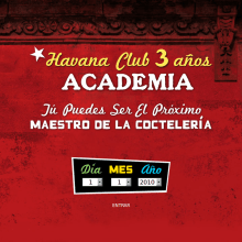 Academia Havana Club 3 Años. Programação  projeto de Daniel F. R. Gordillo - 05.06.2013