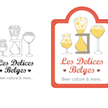 Les Delices Belges. Design, and Traditional illustration project by Patricia Fornos - 06.06.2013