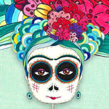 Frida Kahlo. Un proyecto de Ilustración tradicional de Patricia Fornos - 06.06.2013