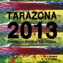 Tarazona 2013. Un progetto di Design, Illustrazione tradizionale e Pubblicità di Óscar Vázquez Gómez - 11.06.2013