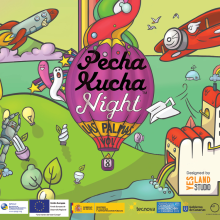 PechaKucha Night Las Palmas Vol.8. Traditional illustration project by Herbie Cans - 06.16.2013