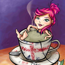 londitea. Design, and Traditional illustration project by anamayolBalas - 06.22.2013