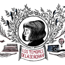 Los Temores. Design e Ilustração tradicional projeto de Cristina Daura - 25.06.2013