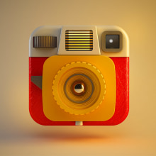 camera app. Design, and 3D project by Zigor Samaniego - 06.28.2013