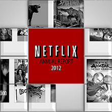 Netflix - Annual Report. Design projeto de Sara Pérez - 03.07.2013