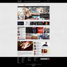 Refonte du site Shoot Me More. Design projeto de Laure Chassaing - 03.07.2013
