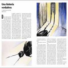 relato, una historia verdadera, de Juan José Millás. Traditional illustration project by cristina peris grau - 07.04.2013