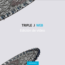 Triple j web · nuevo portfolio. Design, e Programação  projeto de Triple j web - 17.07.2013