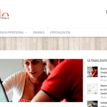 Web para Grado en la Universidad de Vigo. Een project van  Ontwerp van Lúa Louro Glez - 23.07.2013