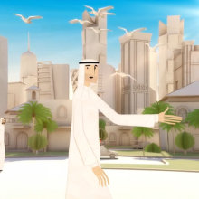 QTEL - Abu Dhabi . Un proyecto de Motion Graphics, Cine, vídeo, televisión y 3D de Carlos Cabrera Olayo - 09.08.2013