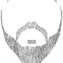 Beard. Design, and Traditional illustration project by Ruben Rosanas - 08.12.2013