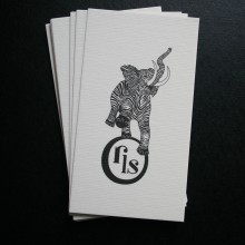 Business Card Ris. Un proyecto de Diseño e Ilustración tradicional de olaia parís arrotza - 28.08.2013