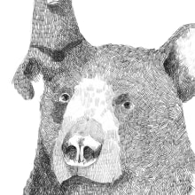 Bears & Deers. Un proyecto de Ilustración tradicional de Albert D. Arrayás - 28.08.2013