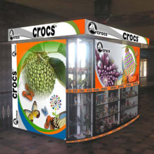 Kiosco Crocs. Un proyecto de Diseño y Publicidad de Jenny María Da Encarnacao Teixeira - 01.09.2013
