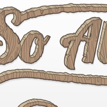 So Alive (lettering). Design, and Traditional illustration project by Eduardo Dosuá - 09.27.2013