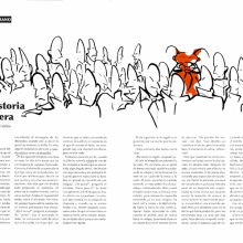 A true history . Editorial illustration. Un proyecto de Diseño, Ilustración tradicional y Publicidad de Patricia Ramírez Lucena - 12.10.2013