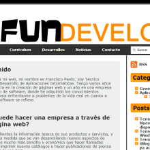 Web FunDevelop. Programação  e Informática projeto de Francisco Pardo - 14.10.2013
