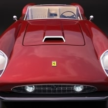 Ferrari California 1960. Design, e 3D projeto de Ana Burell - 14.10.2013