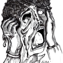Dorian Grey. Traditional illustration project by Alba Cervelló Ortigosa - 10.14.2013