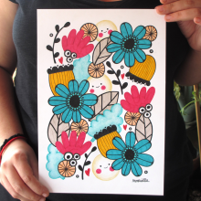 Flowers. Un proyecto de Ilustración tradicional y Publicidad de Alejandra Morenilla - 15.10.2013