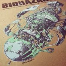 Biohazard Poster. Design, and Traditional illustration project by Ink Bad Company - 10.16.2013
