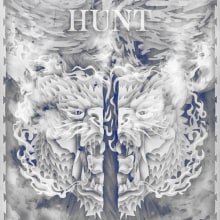 HUNT. Design, Traditional illustration, and 3D project by Saint Kilda - 10.03.2013