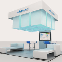 PROYECTO STAND PARA ADSTREAM. Design, Advertising, Installations, Film, Video, TV, 3D & IT project by ARCHEMISTS 3D - 10.24.2013