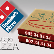 Packaging Domino´s Pizza. Advertising project by Joakin Villar - 10.30.2013
