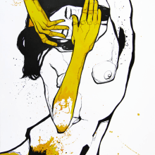 Yellow Inkish . Ilustração tradicional projeto de AINHOA AZUMENDI GARCÍA - 04.11.2013