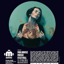 Festival Mulhouse Météo. Ilustração tradicional, e Publicidade projeto de Fernando Vicente - 04.11.2013