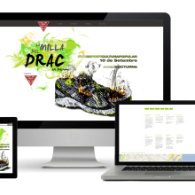 La Milla del Drac - Carrera popular. Design, Advertising, and Programming project by Albert Somoza Buscarons - 11.05.2013