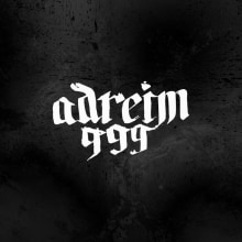 Adreim999 // Logo // Vinilos. Design project by Tony Raya - 01.22.2014