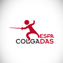 Logotipo Club de Esgrima Espadas Colgadas. Design project by Paolo Ocaña - 11.14.2013