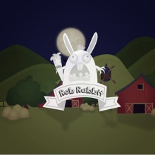 Rob Rabbit - videojuego. Design e Ilustração tradicional projeto de Alejandra Martínez Vicaría - 13.11.2013