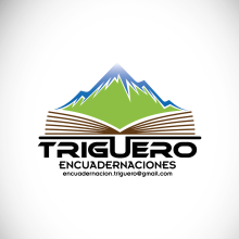 Logotipo Encuadernaciones Triguero. Design project by Paolo Ocaña - 11.14.2013