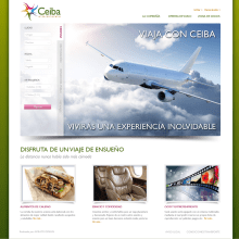 Ceiba website. Design, e UX / UI projeto de Marta de Carlos-López - 15.11.2013