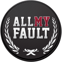 All my fault logo. Design e Ilustração tradicional projeto de Marta de Carlos-López - 15.11.2013