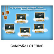 CAMPAÑA 250 AÑOS LOTERIAS. Design, Advertising, Motion Graphics, Programming & IT project by ainhoa sainzdiaz - 11.19.2013