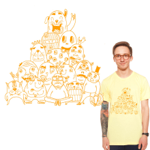 doodle T-shirt. Design, and Traditional illustration project by Mickael Brana - 11.19.2013