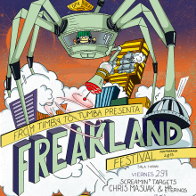 FREAKLAND 2013. Design, and Traditional illustration project by el abrelatas - 03.31.2013