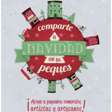 Comparte la Navidad. Design, and Traditional illustration project by Alex Ahumada - 12.17.2012