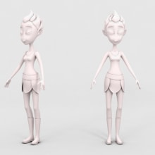 Personaje Vera. Un proyecto de 3D de Érika G. Eguía - 12.07.2013