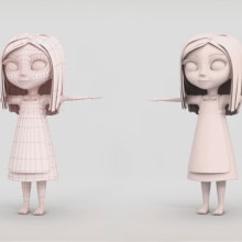 Personaje Clementine. Un proyecto de 3D de Érika G. Eguía - 20.07.2013