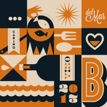 La Bocana. Design, Traditional illustration, and Advertising project by Rebombo estudio - 11.25.2013