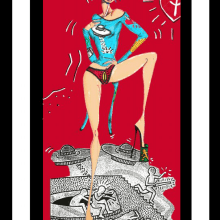 Inspiración: Keith Haring Moda. Un progetto di Design di Luis Miguel Ramírez Valero - 25.11.2013