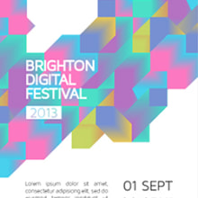 Brighton Digital Festival 2013. Design projeto de Pablo Alvin - 10.10.2013