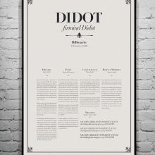 Didot. Design project by idoia etxebarria ercilla - 11.25.2013