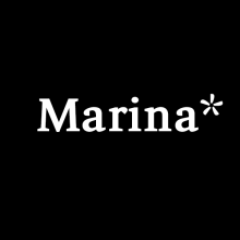 Marina (typeface). Design, Software Development, T, and pograph project by Rafa Goicoechea - 04.13.2012