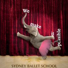 Sydney Ballet School . Design, e Publicidade projeto de Alejandro Vera Cobos - 25.11.2013